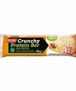 Named Sport Barre Energétique NamedSport Crunchy Proteinbar Crème/Fraise 40g