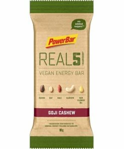 Barre Energétique PowerBar Real5 Vegan Baies De Goji/Cajou 65g