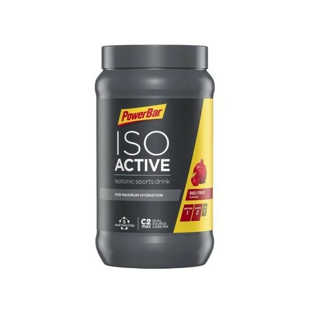 Boisson Energétique PowerBar IsoActive Fruits Rouges 600g