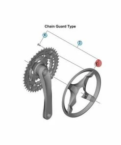 Carter De Pédalier Shimano Altus FC-TY501 Avec Visserie