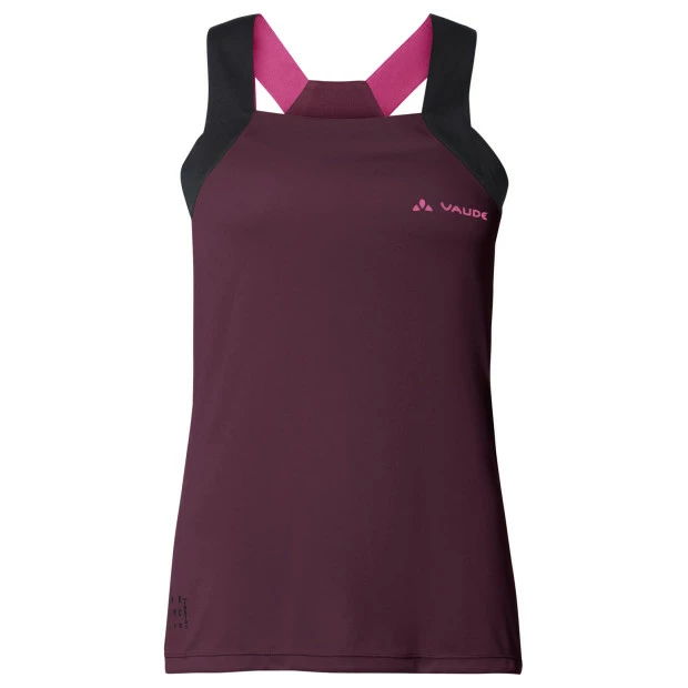 Maillot-Débardeur Femme Vaude Matera Top Cassis – Image 2