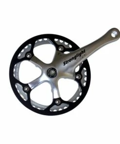 Pédalier Stronglight MYGAL S - Simple Argent