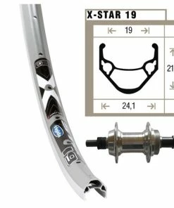 Xxcycle Roue Arrière 20' Ryde Xstar 19 Argent - 19/406